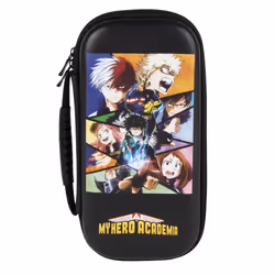 Konix My Hero Academia Housse noire –, Boîtier robuste, Nintendo, Noir, Multicolore, EVA (Acétate de vinyle d'éthylène), Nint ...
