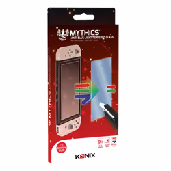 Konix KX MY SW OLED ANTI BLURAY SCR PR, Screen cover, Nintendo Switch OLED, Transparent, Verre trempé, Protection anti-lumièr ...