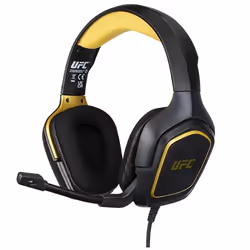 Konix UFC, Avec fil, 20 - 20000 Hz, Jouer, 494 g, Casque, Noir, Jaune
