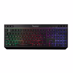 Konix Drakkar Clavier membrane Spelheim –, Avec fil, USB, Clavier à membrane, AZERTY, LED, Noir