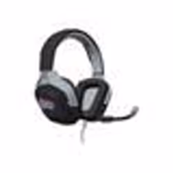 Konix Boruto Casque Gaming, Avec fil, Jouer, 20 - 20000 Hz, Casque, Noir, Gris