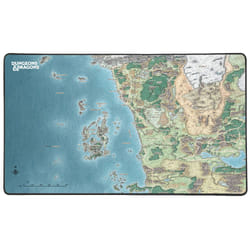 Konix DND Mousepad Faerun XXL Tapis de souris de jeu Multicolore