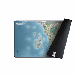 Konix DND Mousepad Faerun XXL Tapis de souris de jeu Multicolore