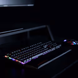 Konix Dungeons &amp; Dragons, Taille réelle (100 %), USB, Clavier mécanique, AZERTY, Noir, Rouge