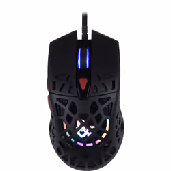 Konix Souris gaming ultra light – Dungeons &amp; Dragons, Droitier, Laser, USB Type-A, 12400 DPI, Noir