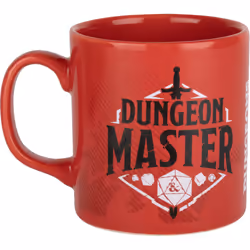 Konix Mug Dungeon Master – Dungeons &amp; Dragons, Unique, 320 L, Noir, Multicolore, Vitrocéramique, Mug, Universel
