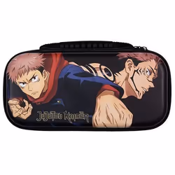 Konix Jujutsu Kaisen, Housse, Nintendo, Noir, Marron, Polyvinyl chloride (PVC), Nintendo Switch, Résistant à la poussière, Ré ...