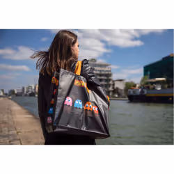 Konix Sac cabas Black – PAC-MAN