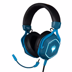 Konix Casque gaming 7.1 Bleu – Magic The Gathering, Avec fil, Jouer, 575 g, Casque, Bleu