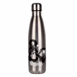 Konix Bouteille isotherme Logo Silver – Dungeons &amp; Dragons, 500 ml, Utilisation quotidienne, Acier inoxydable, Acier inox ...