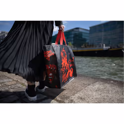 Konix KX DND SHOPPING BAG MONSTERS Noir, Rouge Sac fourre-tout