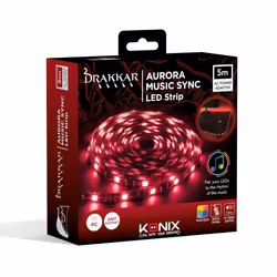 Konix Drakkar Aurora bande LED Music Sync 5m Prise secteur - Vue supplémentaire 5