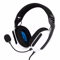 Konix Casque gaming ultraléger PS5 Skylite, Avec fil, Jouer, 20 - 20000 Hz, 218 g, Casque, Noir, Blanc
