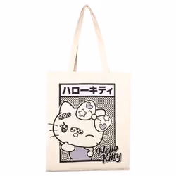 Konix Wink - Hello Kitty, Sac fourre-tout, Blanc, Polyester, Image, Hello Kitty