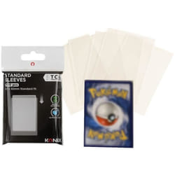 Protège-cartes - KONIX - Standard Sleeves - 100 pochettes - Compatible Magic The Gathering Pokémon - Transparent