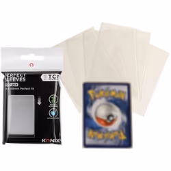 Protège-cartes - KONIX - Perfect Sleeves - 100 pochettes - Compatible Magic The Gathering Pokémon -Transparent