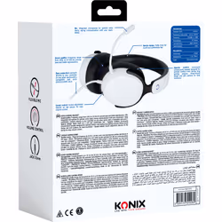 Konix 61889000086 casque Avec fil Arceau Gaming Noir, Blanc - Vue supplémentaire 5