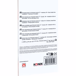 Konix Protection d'écran 9H pour Switch 2