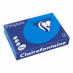 Clairefontaine Trophée, Photocopie, A4 (210x297 mm), 500 feuilles, 80 g/m², Bleu