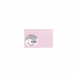 Clairefontaine 1413C, Rectangle, Rose, 210 g/m², 128 mm, 82 mm, 25 feuilles