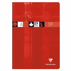 Clairefontaine 3147C bloc-notes 60 feuilles Bleu, Rouge