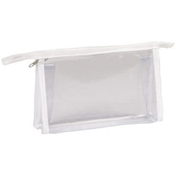 Clairefontaine 3329680084887 trousse à crayons Plastique Transparent, Blanc