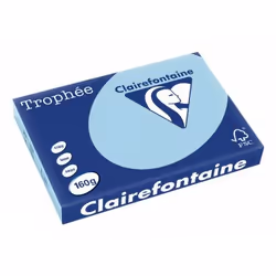 Clairefontaine Perfocopy, Universel, A3 (297x420 mm), 250 feuilles, 160 g/m², Bleu clair, 5 kg