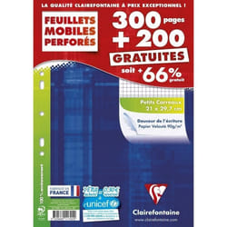 Feuille - CLAIRE FONTAINE - Petits Carreaux - 500 pages - 21x297 cm - 90g