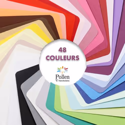 Clairefontaine Carte pliée Pollen 13,5x13,5cm - Vue supplémentaire 2