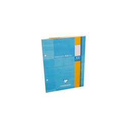 Feuillets mobiles sous étui 200 pages perforées 2 trous petits carreaux Clairefontaine