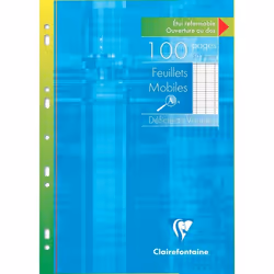 Clairefontaine 17499C, Image, Multicolore, A4, 50 feuilles, 90 g/m², Papier quadrillé