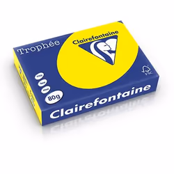 Clairefontaine 1762C, A3 (297x420 mm), Gloss, 80 g/m², Blanc, 107 µm, ISO 9706