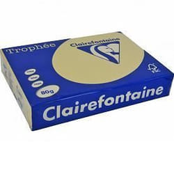 Ramette de Papier - CLAIREFONTAINE - Trophée Caramel - A4 80g