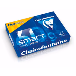 Clairefontaine Smart, Impression laser/jet d'encre, A4 (210x297 mm), 500 feuilles, 60 g/m², Blanc, 86 µm
