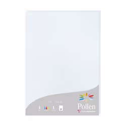 Clairefontaine Pollen, Impression laser/jet d'encre, A4 (210x297 mm), 25 feuilles, 210 g/m², Bleu clair, Forest Stewardship C ...