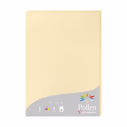 Clairefontaine Pollen, Impression laser/jet d'encre, A4 (210x297 mm), 25 feuilles, 210 g/m², Crème, Forest Stewardship Counci ...
