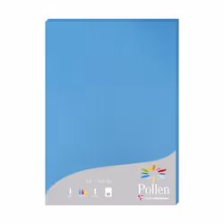 Clairefontaine Pollen, Impression laser/jet d'encre, A4 (210x297 mm), 25 feuilles, 210 g/m², Bleu, Forest Stewardship Council ...
