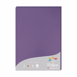 Clairefontaine Pollen, Impression laser/jet d'encre, A4 (210x297 mm), 25 feuilles, 210 g/m², Violet, Forest Stewardship Counc ...