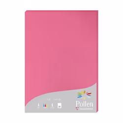 Clairefontaine Pollen, Impression laser/jet d'encre, A4 (210x297 mm), 25 feuilles, 210 g/m², Fuchsia, Forest Stewardship Coun ...