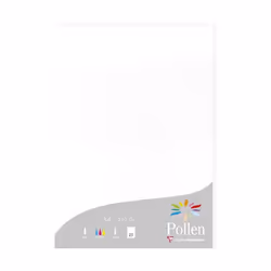 Clairefontaine Pollen, Impression laser/jet d'encre, A4 (210x297 mm), 25 feuilles, 210 g/m², Blanc, Forest Stewardship Counci ...