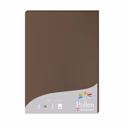Clairefontaine Pollen, Impression laser/jet d'encre, A4 (210x297 mm), 25 feuilles, 210 g/m², Marron, Forest Stewardship Counc ...