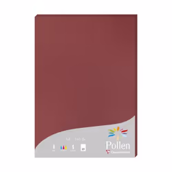 Clairefontaine Pollen, Impression laser/jet d'encre, A4 (210x297 mm), 25 feuilles, 210 g/m², Bourgogne, Forest Stewardship Co ...