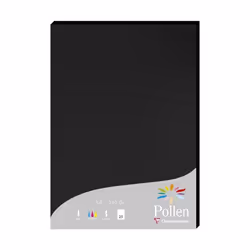 Clairefontaine Pollen, Impression laser/jet d'encre, A4 (210x297 mm), 25 feuilles, 210 g/m², Noir, Forest Stewardship Council ...