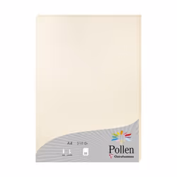 Clairefontaine Pollen, Impression laser/jet d'encre, A4 (210x297 mm), 25 feuilles, 210 g/m², Crème, Forest Stewardship Counci ...