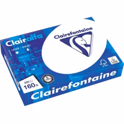 CLAIREFONTAINE RAMETTE CLAIRALFA BLANC A4 160G 250 FEUILLES