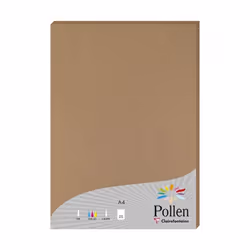 Clairefontaine Pollen, Impression laser/jet d'encre, A4 (210x297 mm), 25 feuilles, 210 g/m², Marron, Forest Stewardship Counc ...