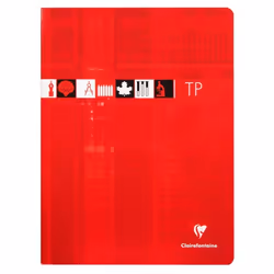 Clairefontaine 3377C, Image, Bleu, Rouge, 32 feuilles, 90 g/m², Couverture rigide, Universel