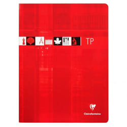 Clairefontaine 3377C bloc-notes 32 feuilles Bleu, Rouge