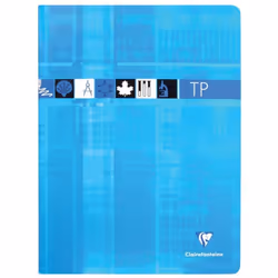 Clairefontaine 3377C bloc-notes 32 feuilles Bleu, Rouge