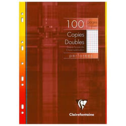 Clairefontaine 47222C bloc-notes A4 50 feuilles Marron, Rouge, Jaune